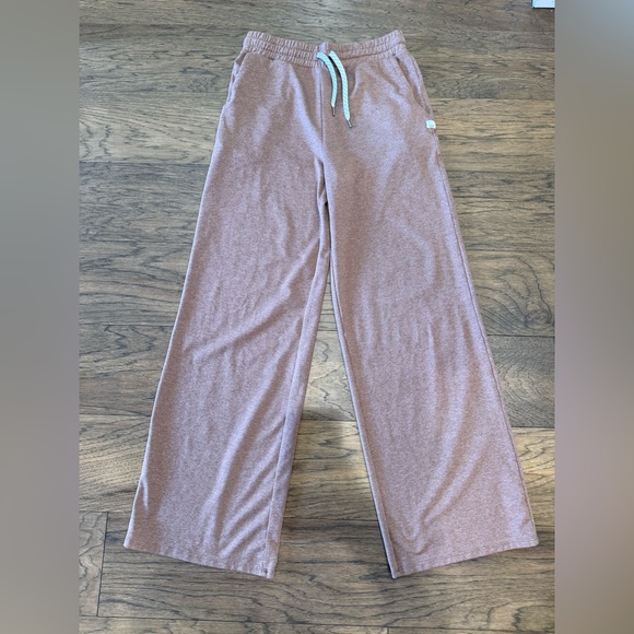 Vuori Nutmeg Heather Halo Wide Leg Pants - Picture 2 of 7